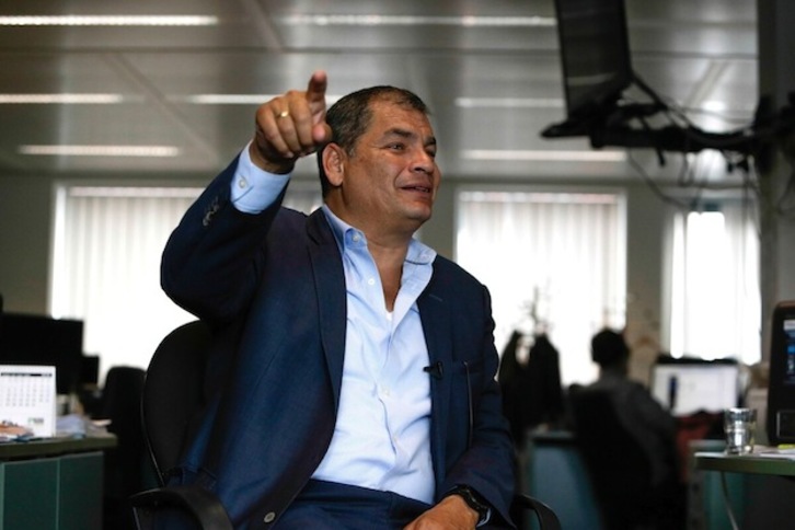 Rafael Correa, en una imagen de archivo. (AFP)