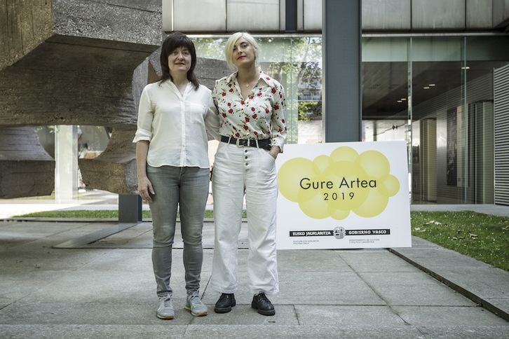 Miren Arenzana eta Sahatsa Jauregik irailean jasoko dituzte sariak. (Aritz LOIOLA/FOKU)