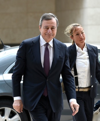 El presidente del BCE, Mario Draghi. (John THYS / AFP)