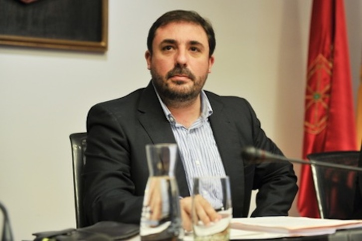 Unai Hualde, presidente del Parlamento de Nafarroa.