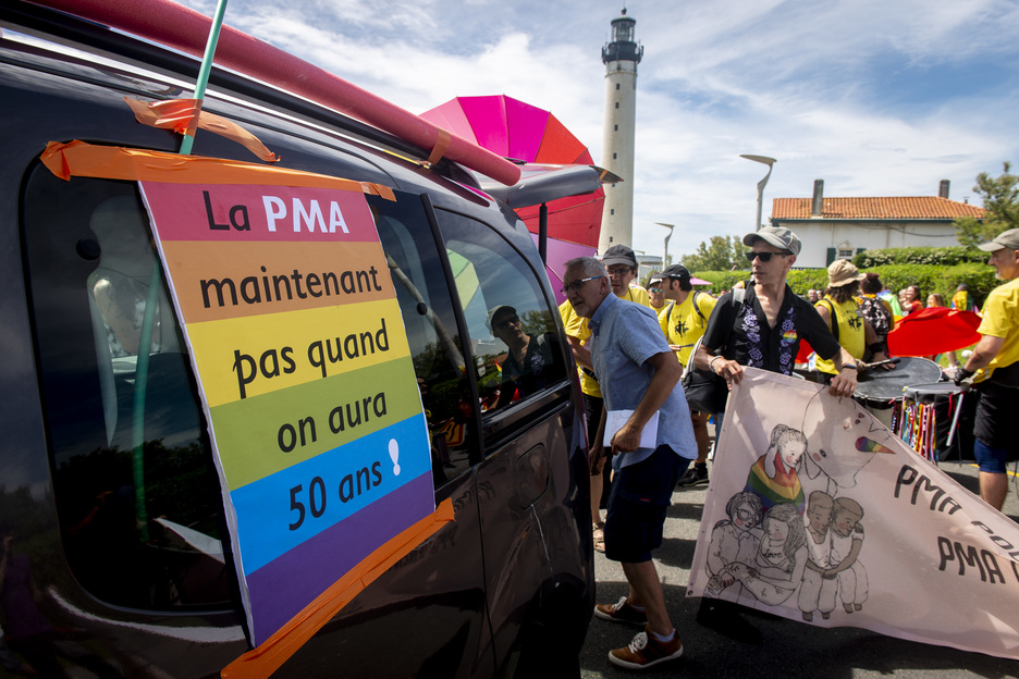 Les LGBT demandent à ce que la PMA soit aussi synonyme de "famille pour tous ».©Guillaume Fauveau