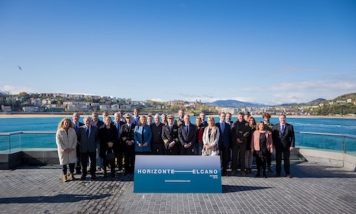 Presentación del evento «Horizonte Elcano» en el Aquarium de Donostia (Horizonte Elcano)