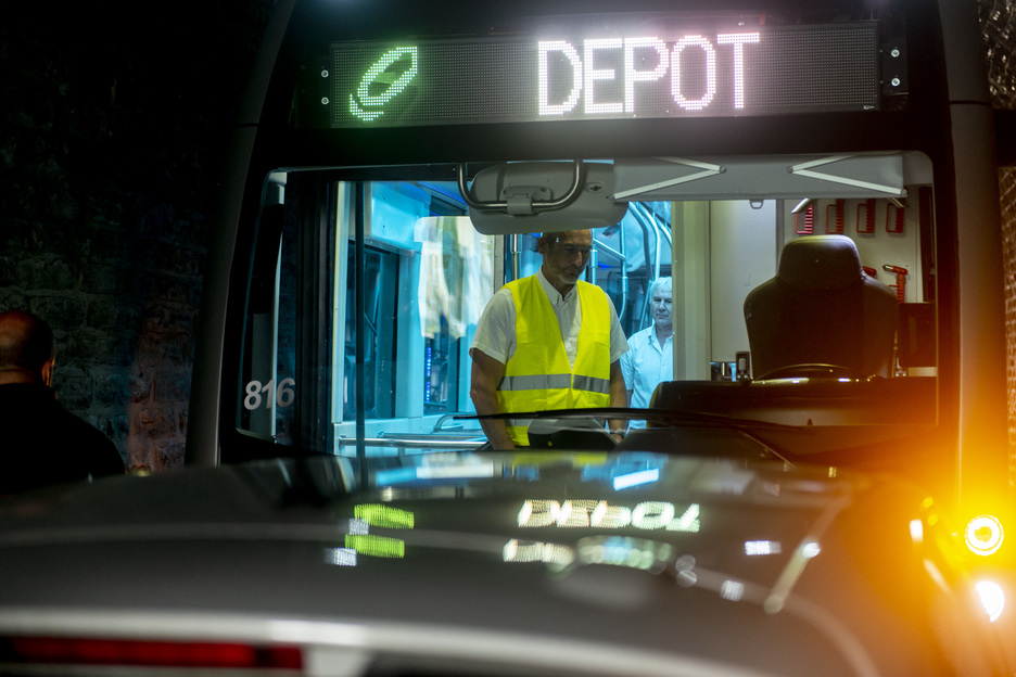 La ligne 1 du Tram’Bus doit entrer en service au début du mois de septembre. ©Guillaume Fauveau