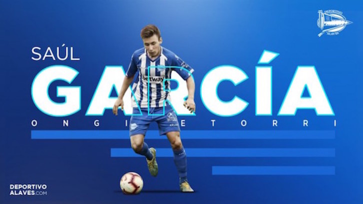 García, último fichaje del Alavés. (@Alaves)