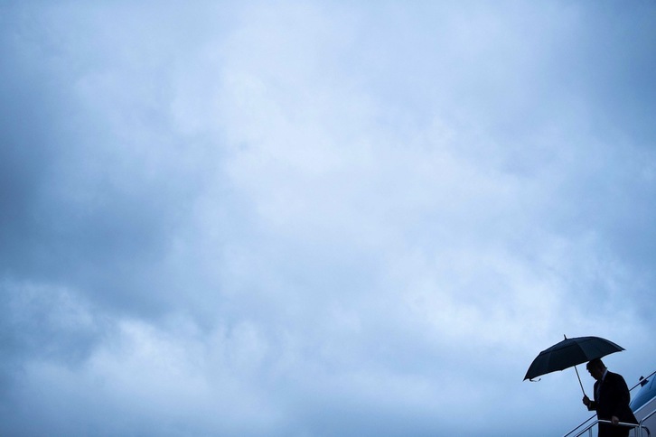 El presidente de EEUU a su llegada a Osaka, Japón (Brendar SMIALOWSKI-AFP) 