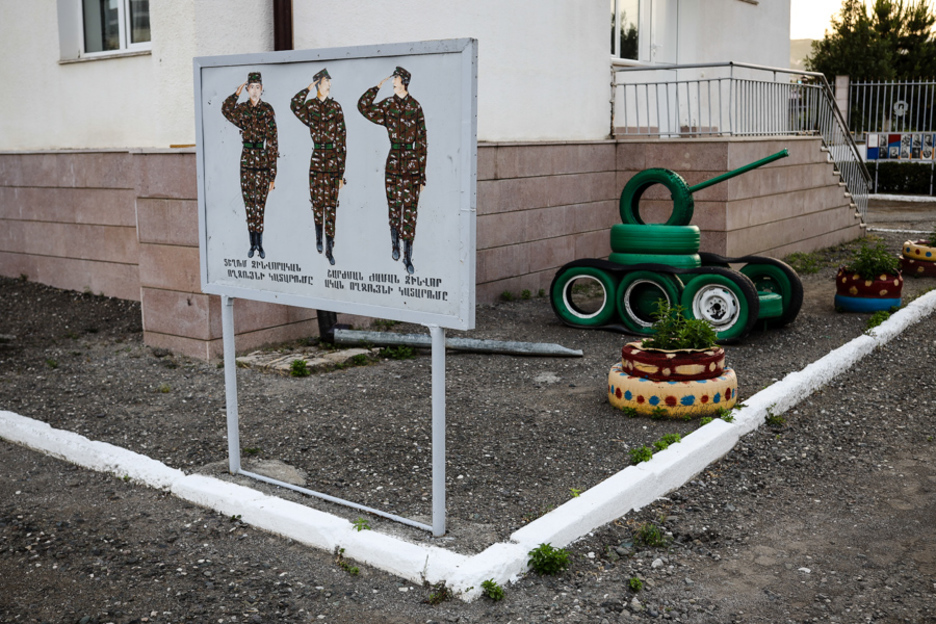 Instalaciones de un liceo militar en Stepanakert. (Juan TEIXEIRA)