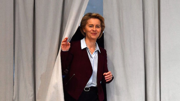 La ministra alemana de Defensa, Ursula Von der Leyen, desginada para presidir la Comisión Europea. (John MACDOUGALL/AFP)