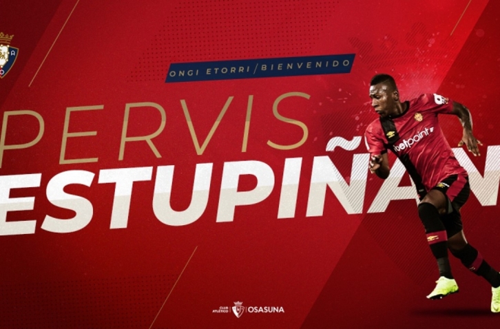 Osasuna ha confirmado la llegada de Estupiñán (OSASUNA)