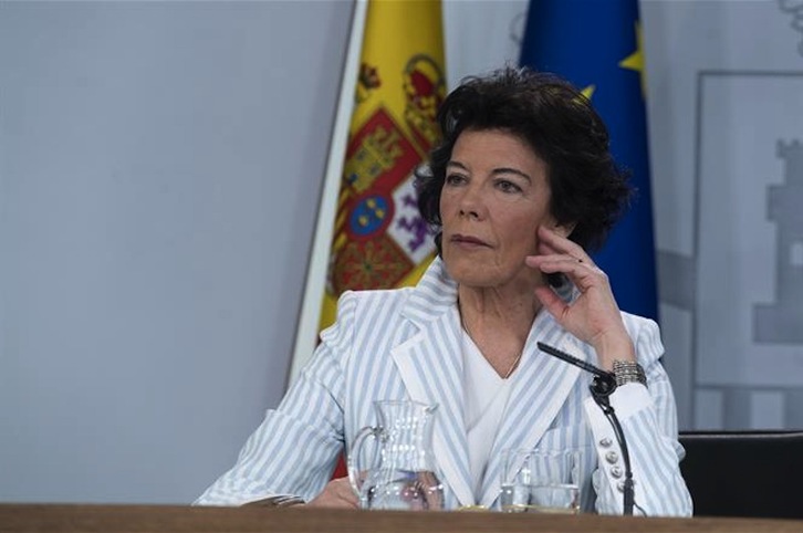 Isabel Celaá, portavoz del Gobierno español. (MONCLOA)