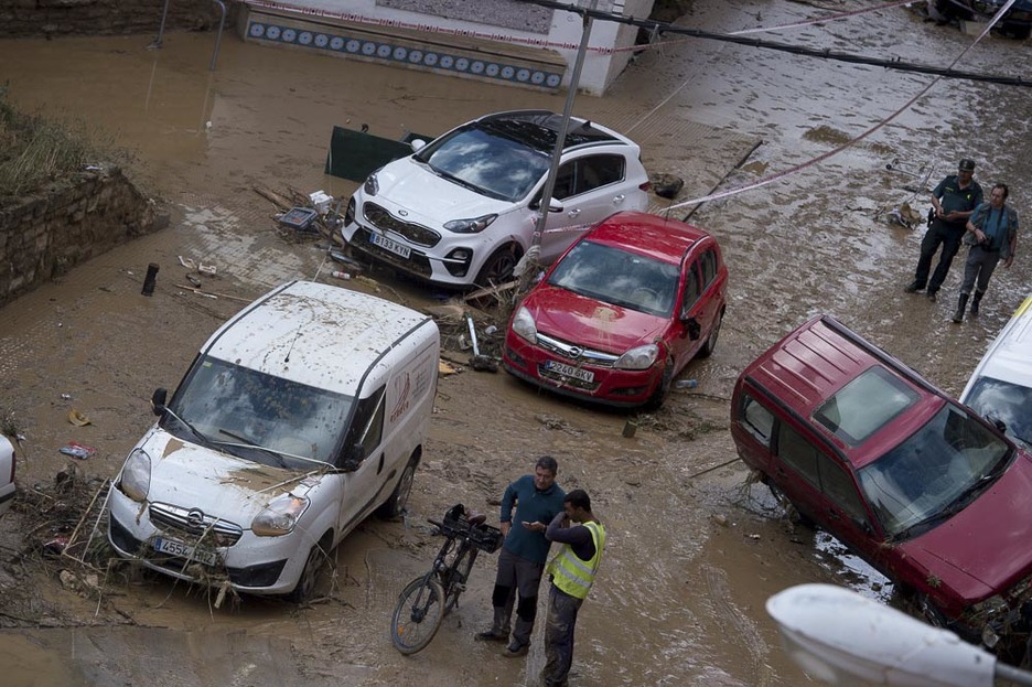  La lluvia y el granizo generaron los daños. (Iñigo Uriz/Foku)