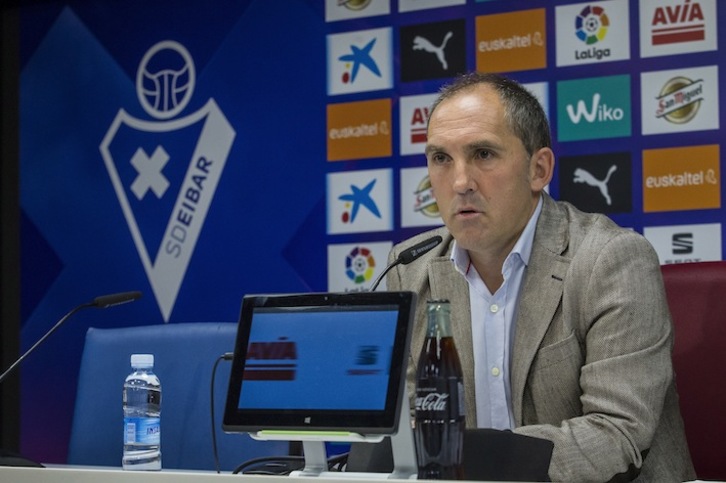 Fran Garagarza se ha comprometido por un año más con el Eibar.(Aritz LOIOLA/FOKU)