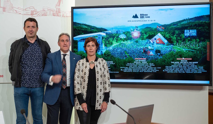 Presentación del operativo del BBK Live. (Bilboko Udala)