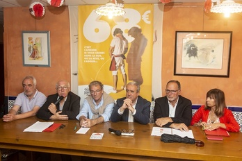 Baionako jai-egitaraua aurkezteko agerraldia. @GuillaumeFAUVEAU