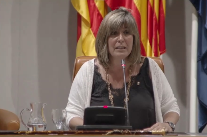 Núria Marín, del PSC, nueva presidenta de la Diputación de Barcelona. (NAIZ)