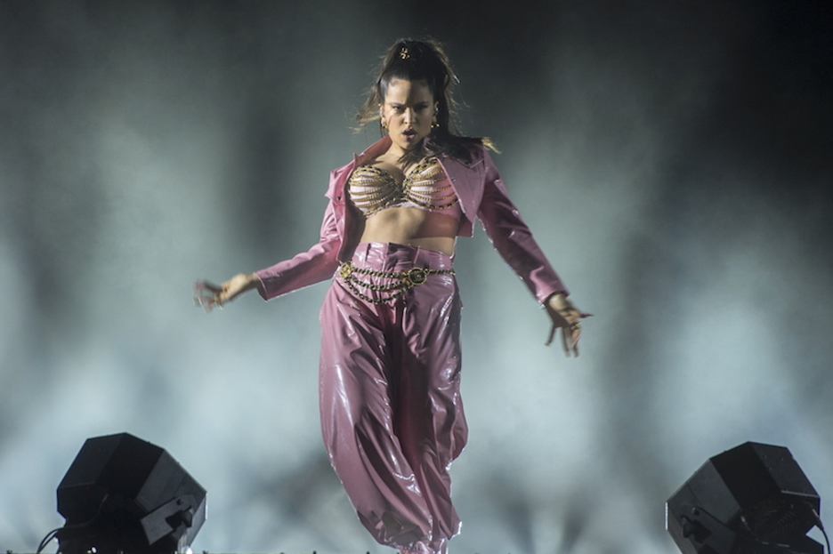 Rosalía, gran protagonista de la jornada. (Monika DEL VALLE / FOKU) Rosalía, gran protagonista de la jornada. (Monika DEL VALLE / FOKU)