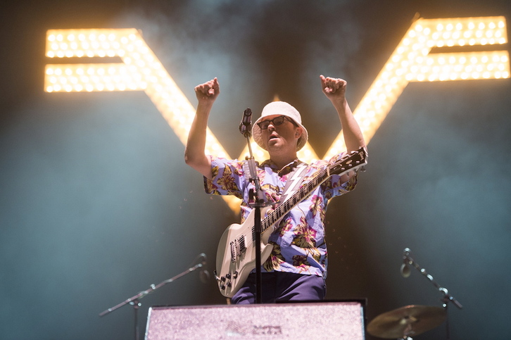 Actuación de Weezer en el BBK Live. (Monika DEL VALLE / FOKU)