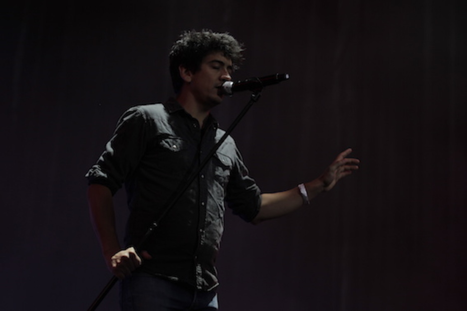 Jurgi Ekizak, beste abeslarien artean, parte hartu du kontzertuan. Jurgi Ekizak, beste abeslarien artean, parte hartu du kontzertuan.