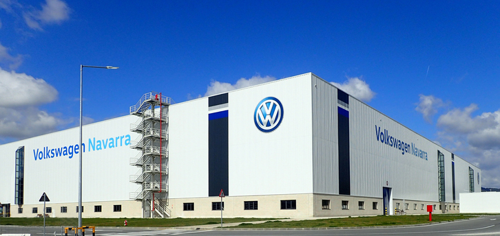 Planta de VW en Nafarroa. (GARA)