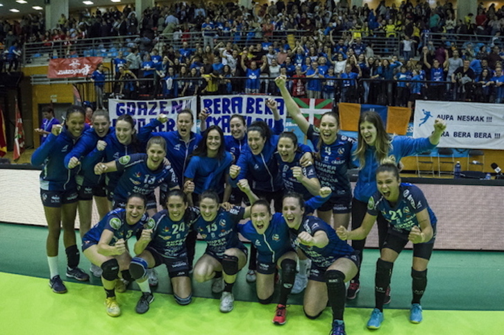 La campeonas afrontarán una EHF Cup de altísimo nivel. (Jaizki FONTANEDA/FOKU)