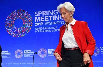 Christine Lagarde abandona el FMI y será candidata a presidir el BCE. (Mandel NGAN/AFP)