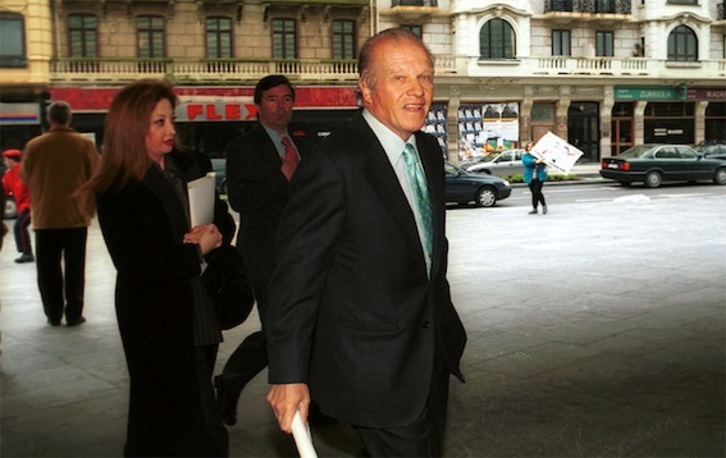 Ybarra, en Donostia, en el año 2000. (Juan Carlos RUIZ | FOKU)