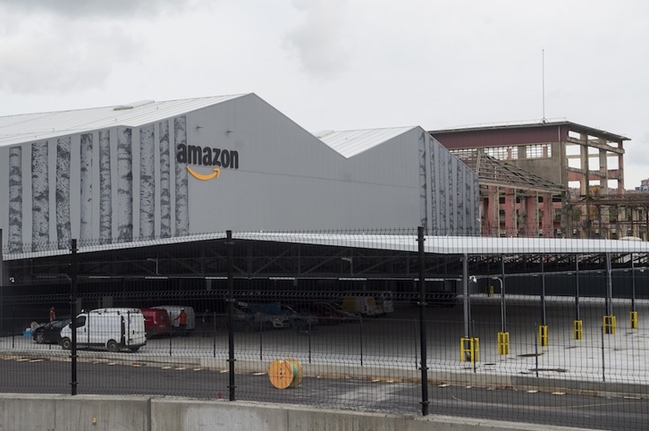 Instalación de Amazon en Trapagaran. (Luis JAUREGIALTZO/FOKU)