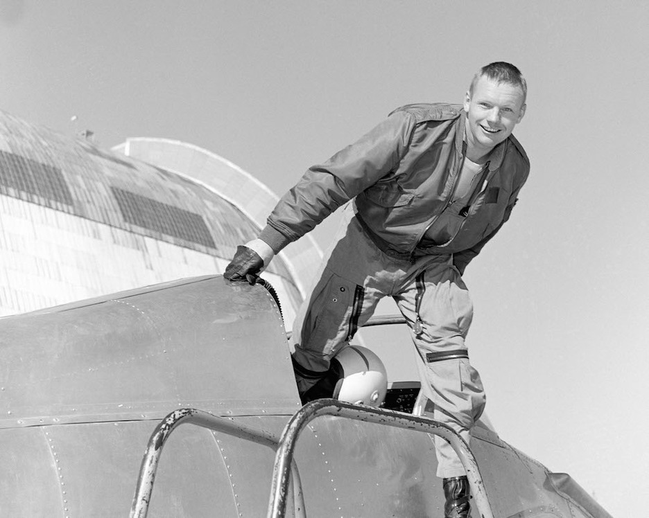 Neil Armstrong, en una imagen tomada el 16 de julio de 1969. (AFP)