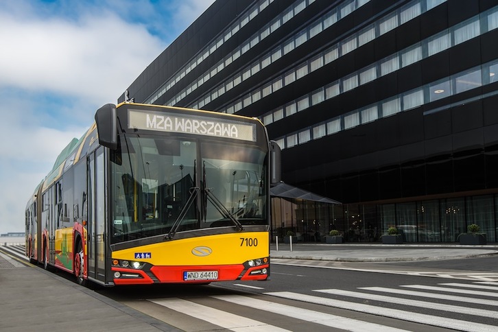 Los buses destinados a Varsovia son del modelo Urbino. (GRUPO CAF)