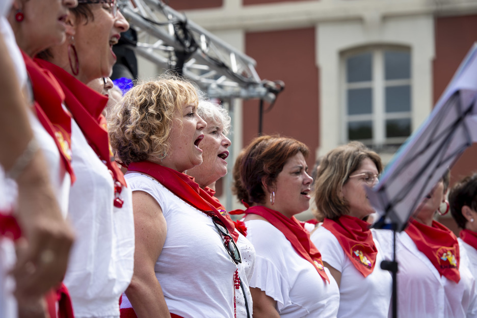 Les chorales ont accompagné la journée. © Guillaume Fauveau