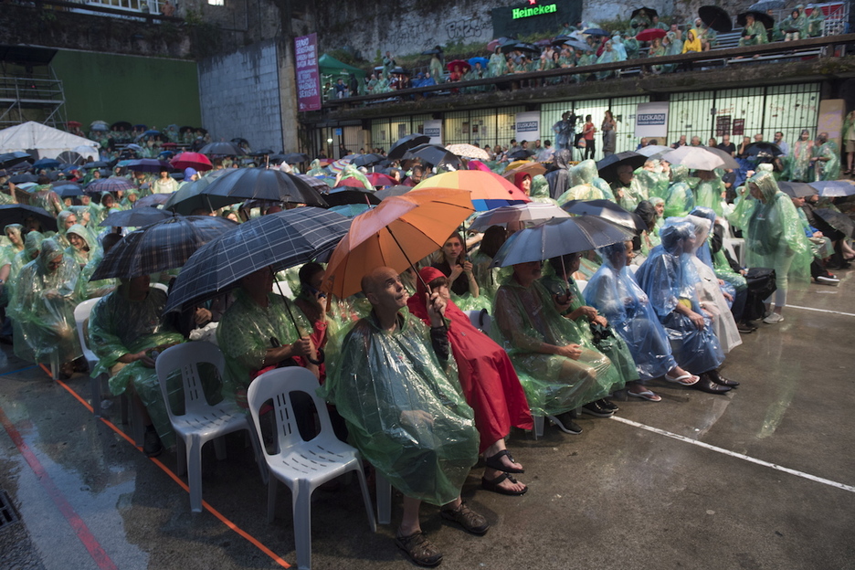 Euriak ere izan zuen bere tokia. (Gorka RUBIO / FOKU)