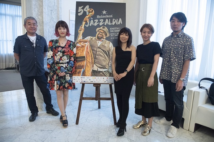 Jazzlari japoniarrak, gaur, Donostian. (Jon URB/FOKU)