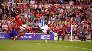 Imagen del partido ante el Nottingham Forest (REAL SOCIEDAD)