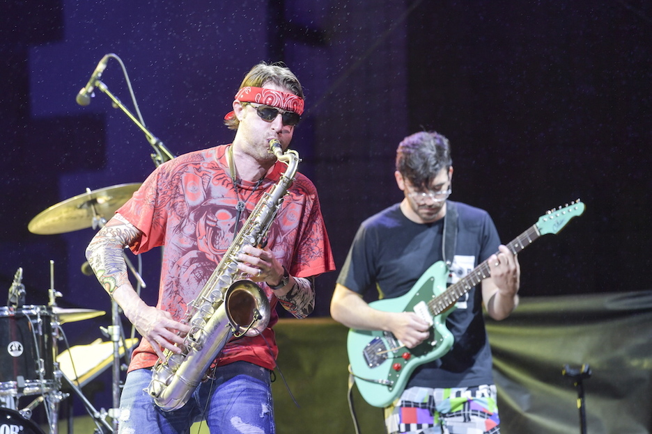  Joshua Redman, Ron Miles, Scott Coley, Dave King eta Unspeable Garbage taldeen kontzertua. (Idoia ZABALETA/FOKU)