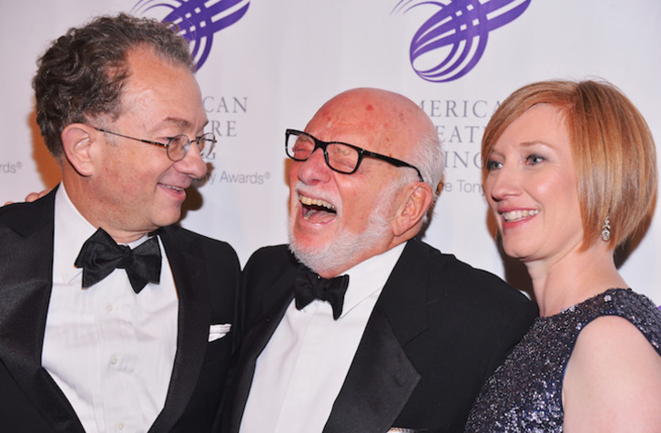 Harold Prince en una imagen tomada en 2013 durante una gala celebrada en New York. (Stephen LOVEKIN/AFP)