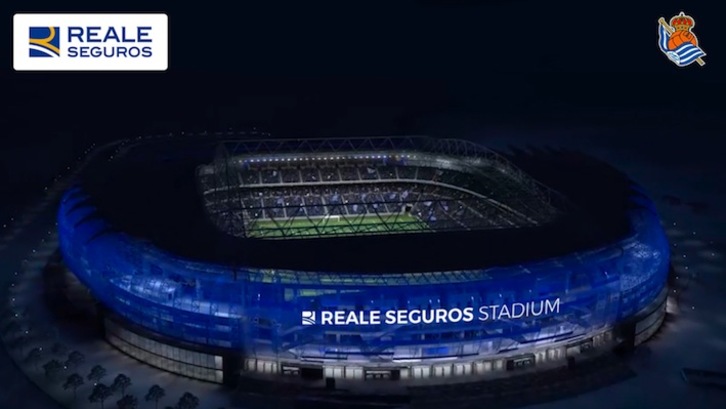Fotomontaje que ha distribuido hoy el club (REAL SOCIEDAD)