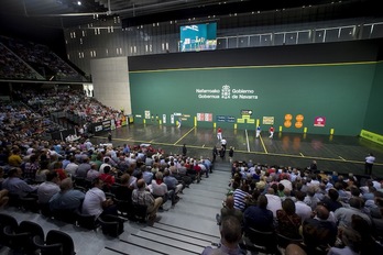 Imagen del Navarra Arena en la final del año pasado (Iñigo URIZ / FOKU)