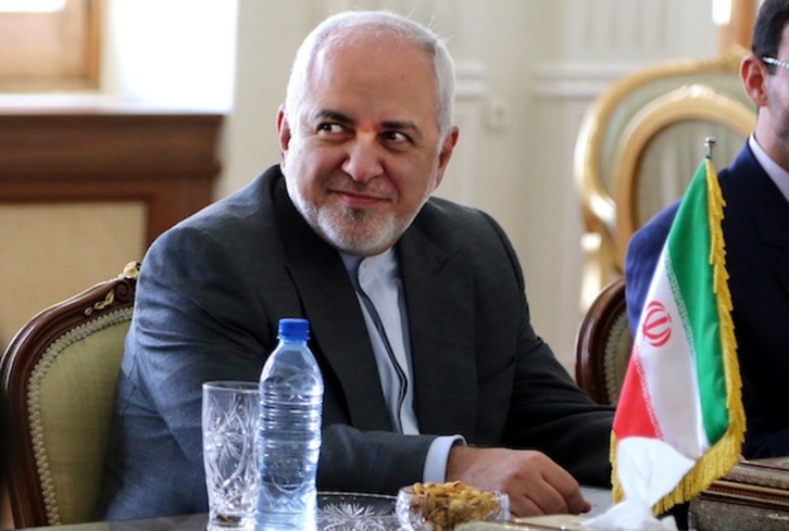 Mohamad Yavad Zarif, ministro de Exteriores iraní. (AFP)