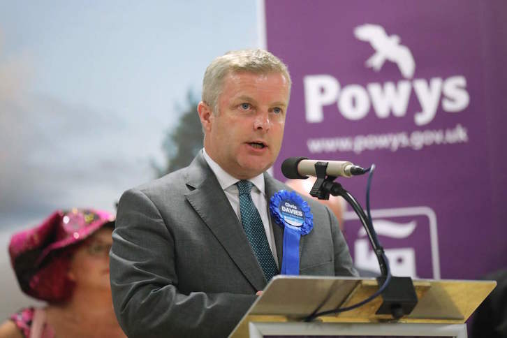 Chris Davies, candidato tory que ha perdido su escaño en Westmisnter. (Isabel INFANTES / AFP)