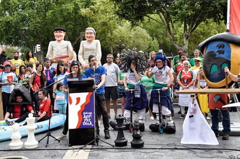 Bilboko konpartsen agerraldia. (FOKU)