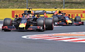Max Verstappen, durante la sesión de este sábado. (Attila KISBENEDEK/AFP)