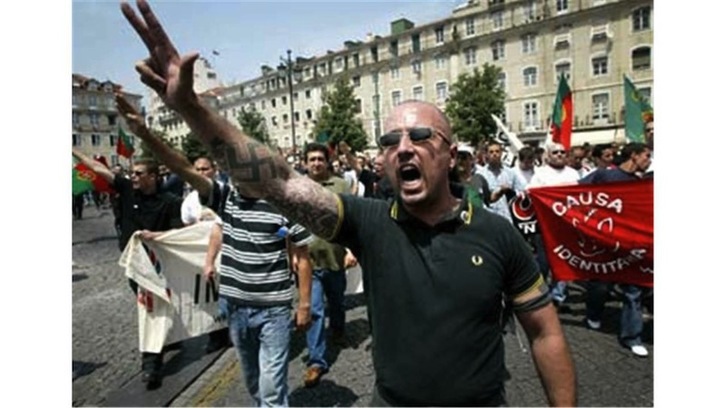 El líder ultraderechista portugués Mário Machado es el promotor de esta «convención». 