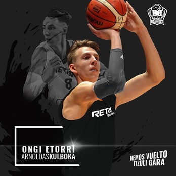 Imagen con la que el club ha anunciado el fichaje (BILBAO BASKET)