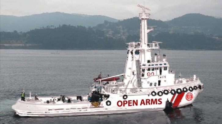 El Open Arms, en una imagen de archivo. (AFP)