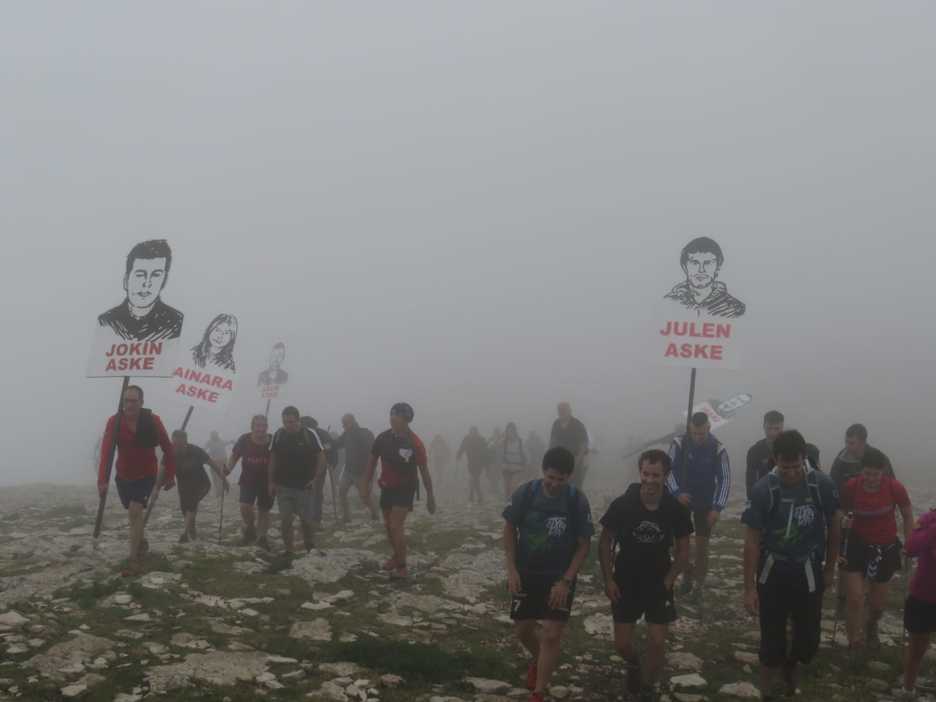 Lainoa ez da, baina, oztopoa izan. (NAIZ)