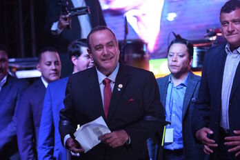 Alejandro Giammattei será el próximo presidente de Guatemala. (JOHAN ORDONEZ / AFP) 