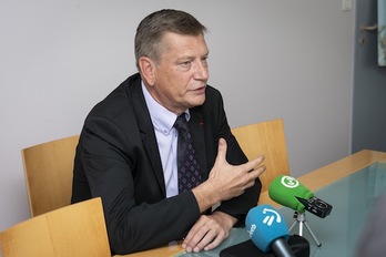 El prefecto de los Pirineos-Atlánticos Eric Spitz. (Guillaume FAUVEAU)