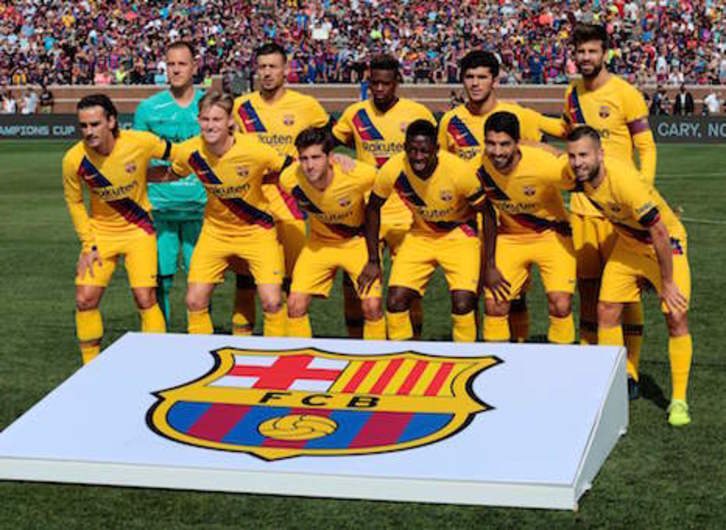 El Barcelona parte como principal favorito para revalidar el título. (Jeff KOWALSKY/AFP PHOTO) 