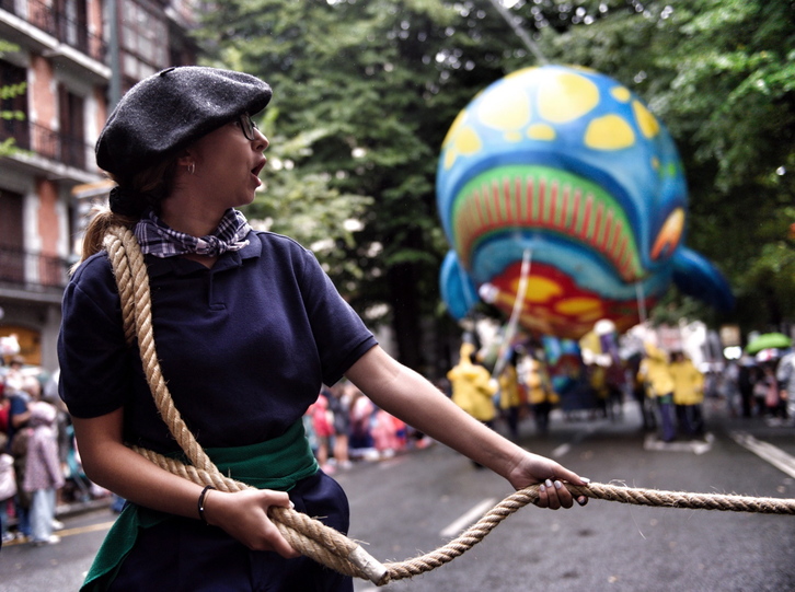 La Ballena ha vuelto a ser protagonista del desfile. (Marisol RAMIREZ | FOKU)