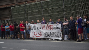 Imagen de una protesta anterior. (Luis JAUREGIALTZO / FOKU)