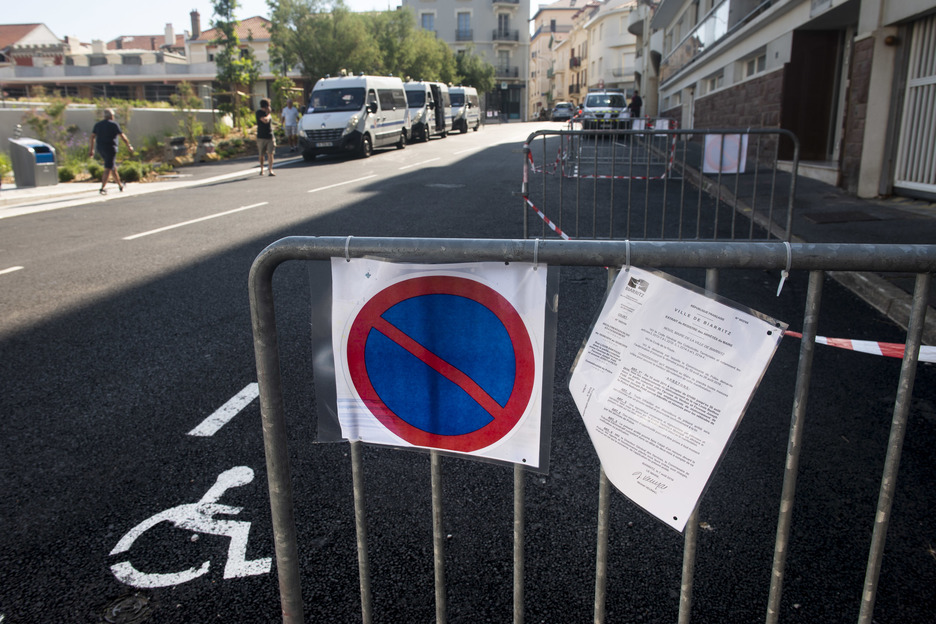 Les barrières sont plus que monnaie courante à Biarritz ces derniers jours. © Guillaume Fauveau